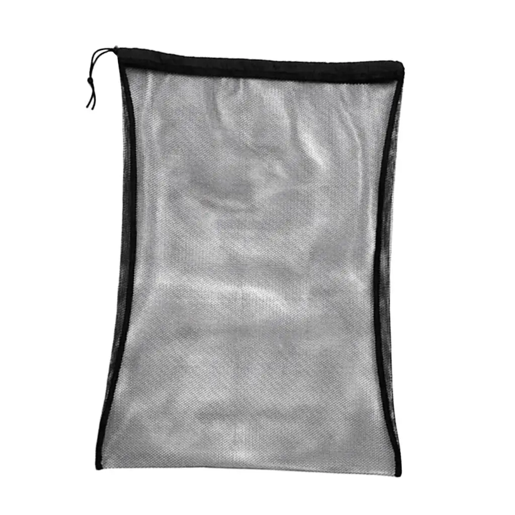 Mesh Drawstring Bag Large Capacity Scuba Mesh Bag Dive Gear Sack for Beach Snorkeling Fins and Mask