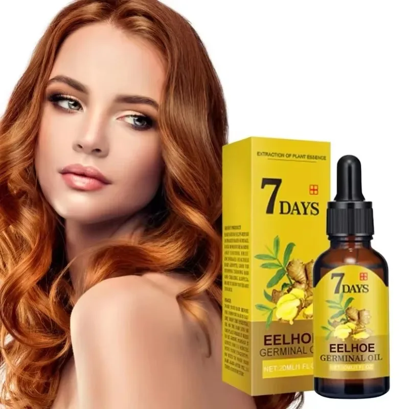 

7 Days Fast Ginger Hair Growth Serum Anti Hair Loss Scalp Thinning Dry Frizzy Repair Treatment Fast Hair Growth Men Women