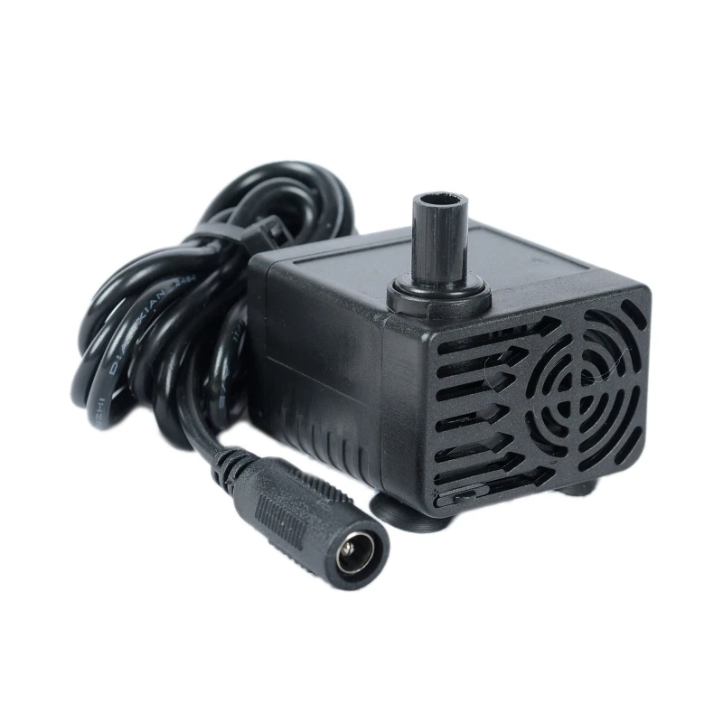 Cực êm 9V-12V 4-5W 500L Tốc độ dòng chảy Máy bơm không chổi than chống nước Mini Dropship