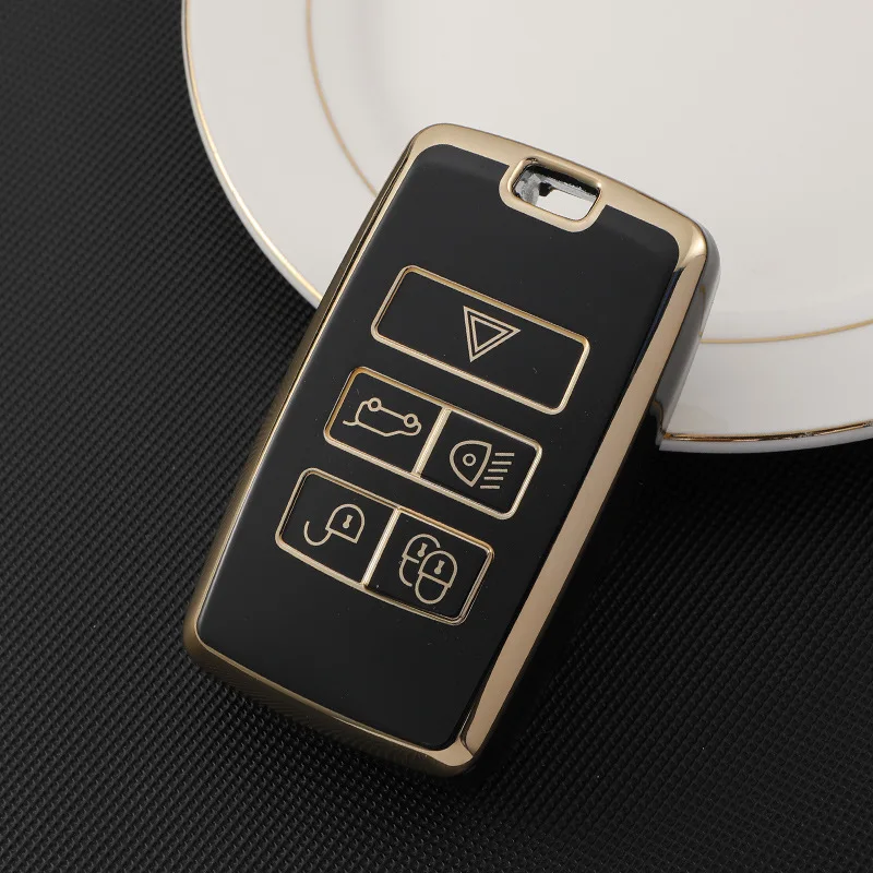 

TPU Car Remote Key Case Cover Shell Fob For Land Rover Range Rover Sport Velar Evoque Freelander2 Discovery Jaguar XF XJ XJL XE