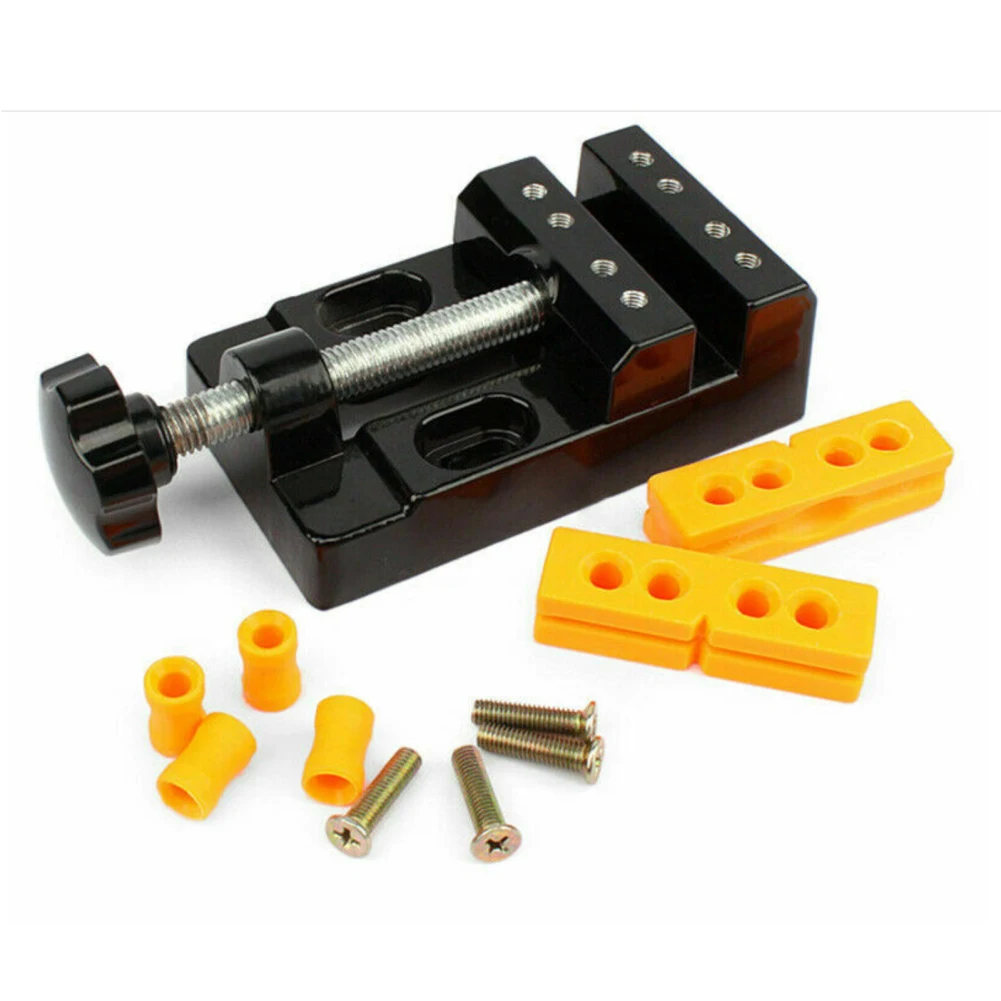 DIY Sculpture Craft Carving Tool Universal Jaw Bench Clamp Mini Drill Press Table Vise Fixing Small Parts Jewelry Watch