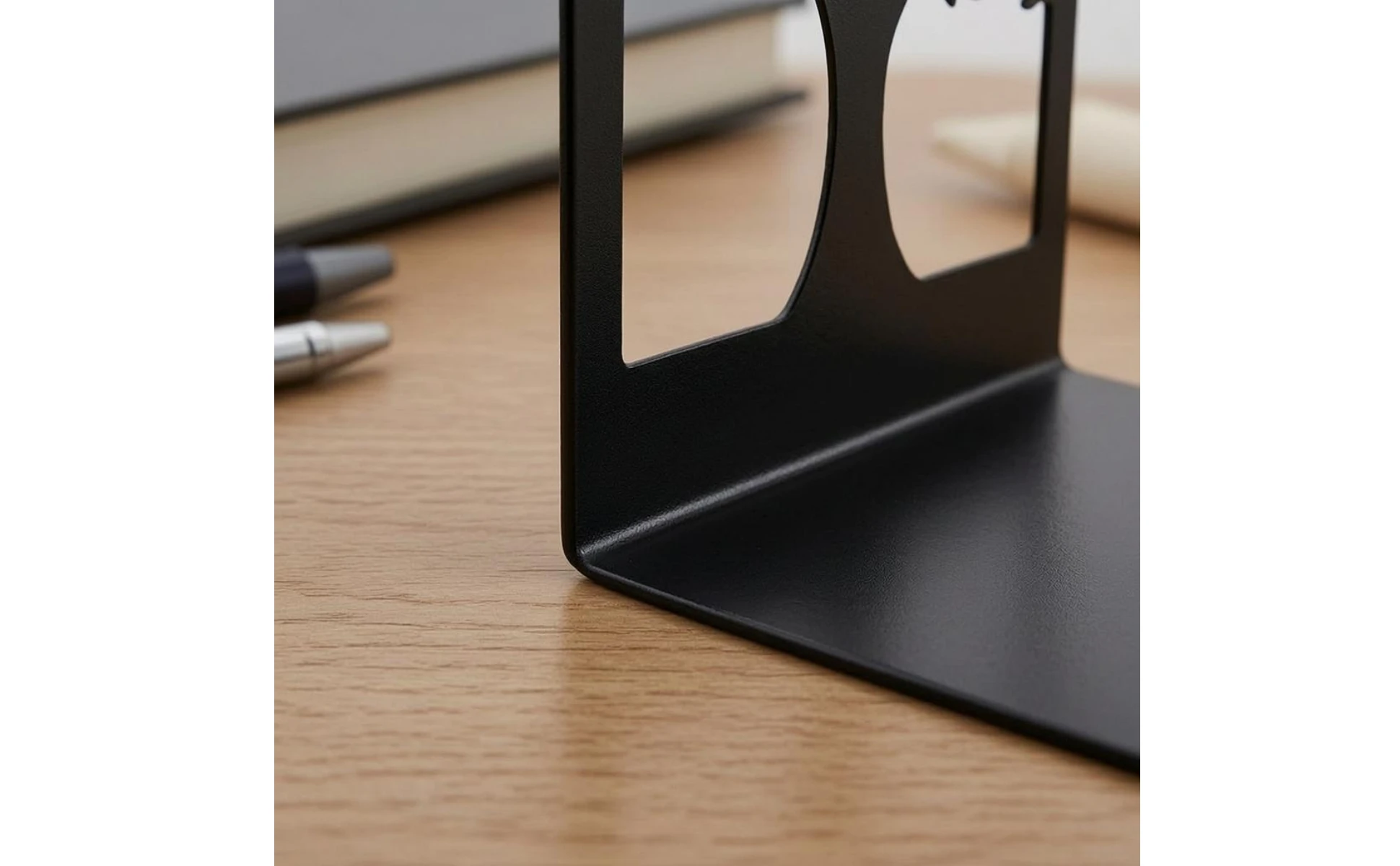 Metal Bookend Pair Matte Finish Metal Bookends Tree Bookends Sturdy