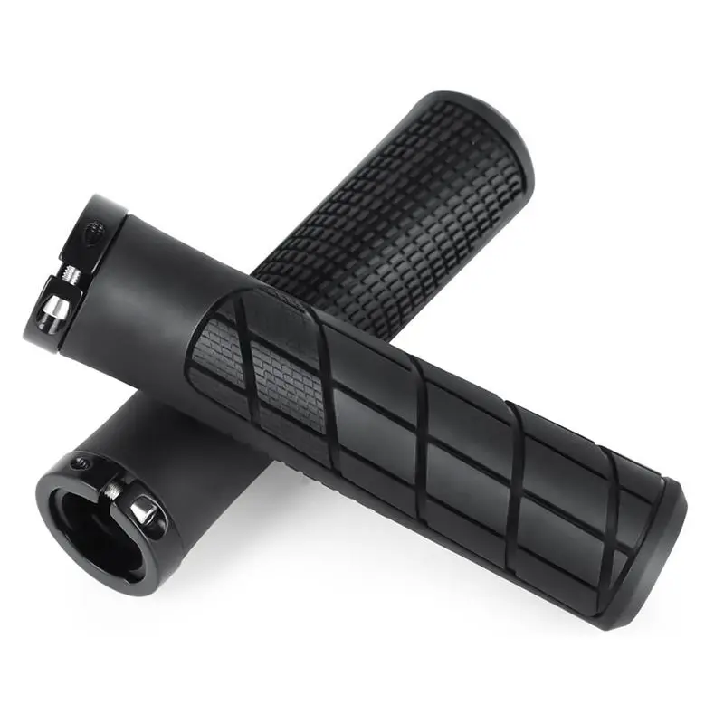 NEW HOT In Stock-Bicycle Grips Bike Handlebar Grips Road Bike Anti-Slip Grips With End Caps Bike Parts