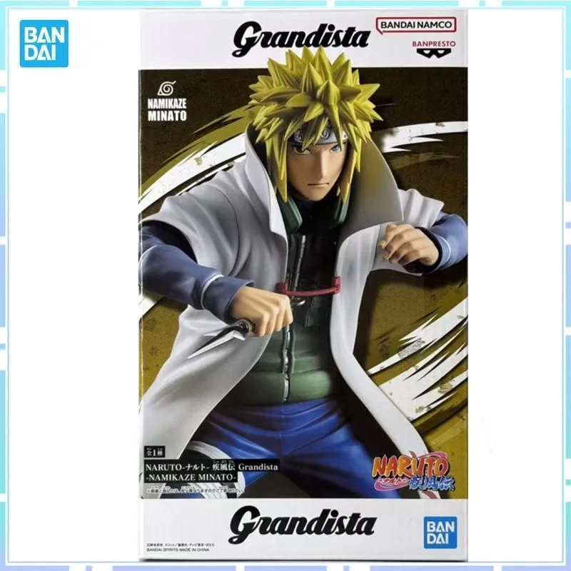 

Bandai оригинальный BANPRESTO аниме Наруто Шиппуден Grandista Намикадзе Минато ПВХ фигурка Коллекционная модель игрушки подарки