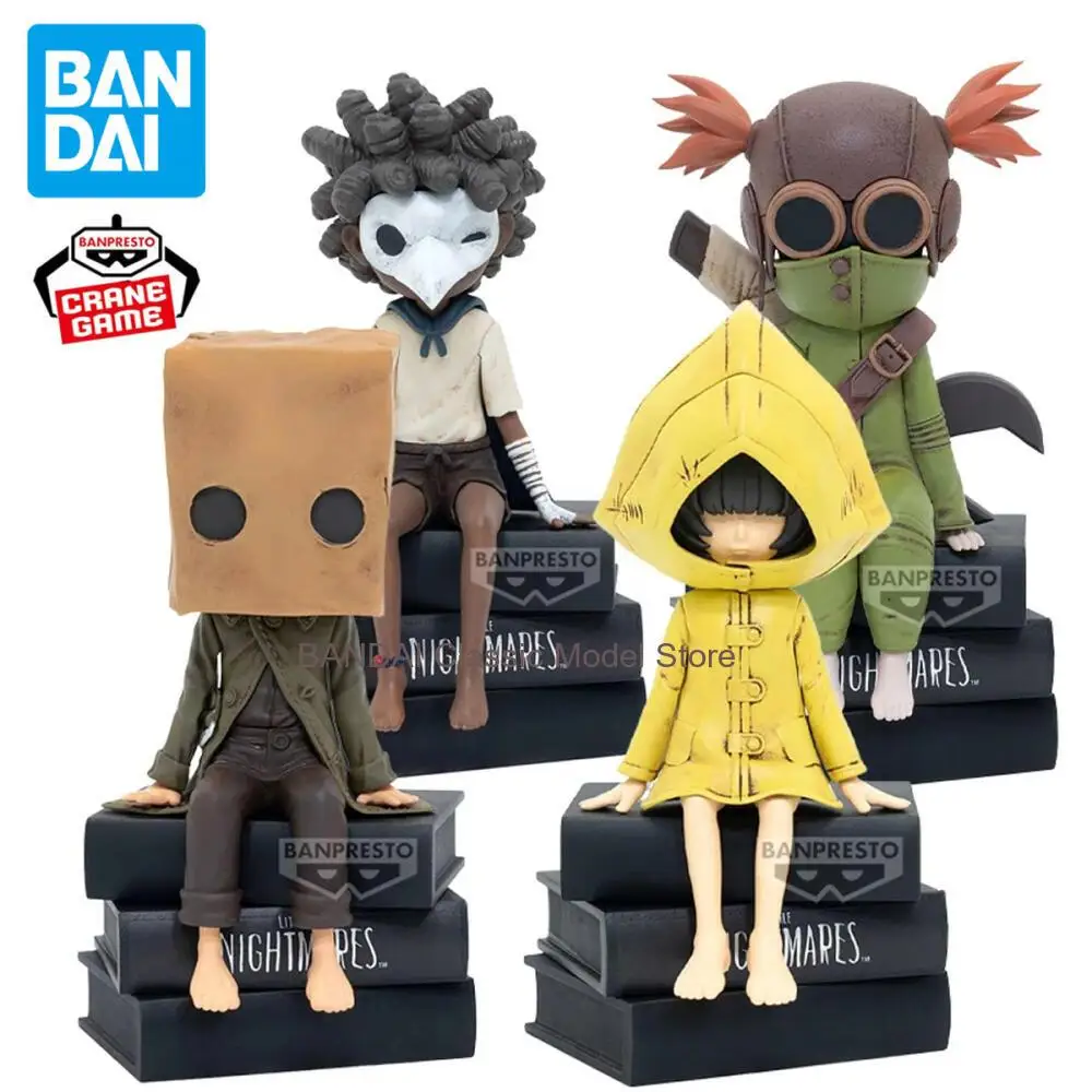 ฟิกเกอร์อนิเมะ Little Nightmares MONO Little Six Low Alone ของแท้จาก Bandai BANPRESTO ของสะสม ของเล่น ตุ๊กตา ของตกแต่ง