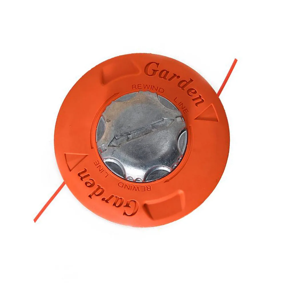 Cabezal de corte de aluminio, cepillo de nailon para cortacésped, líneas de carrete automático, desbrozadora, herramientas eléctricas de jardín, accesorios de cabezal de repuesto, 1 ud.