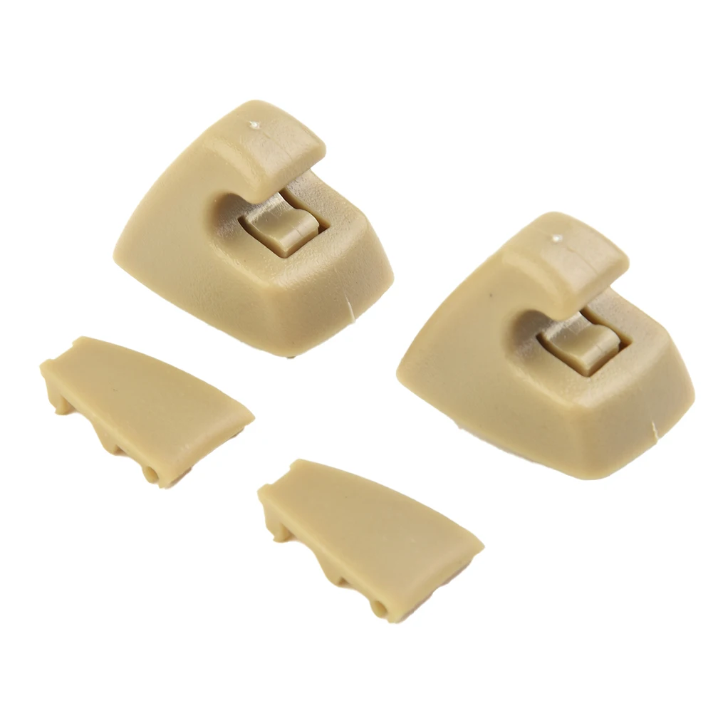

Support Sun Visor Support Clip Vehicle 2Pcs Car Fixing Left& Right Part Replacement ABS & PC Accessories Beige