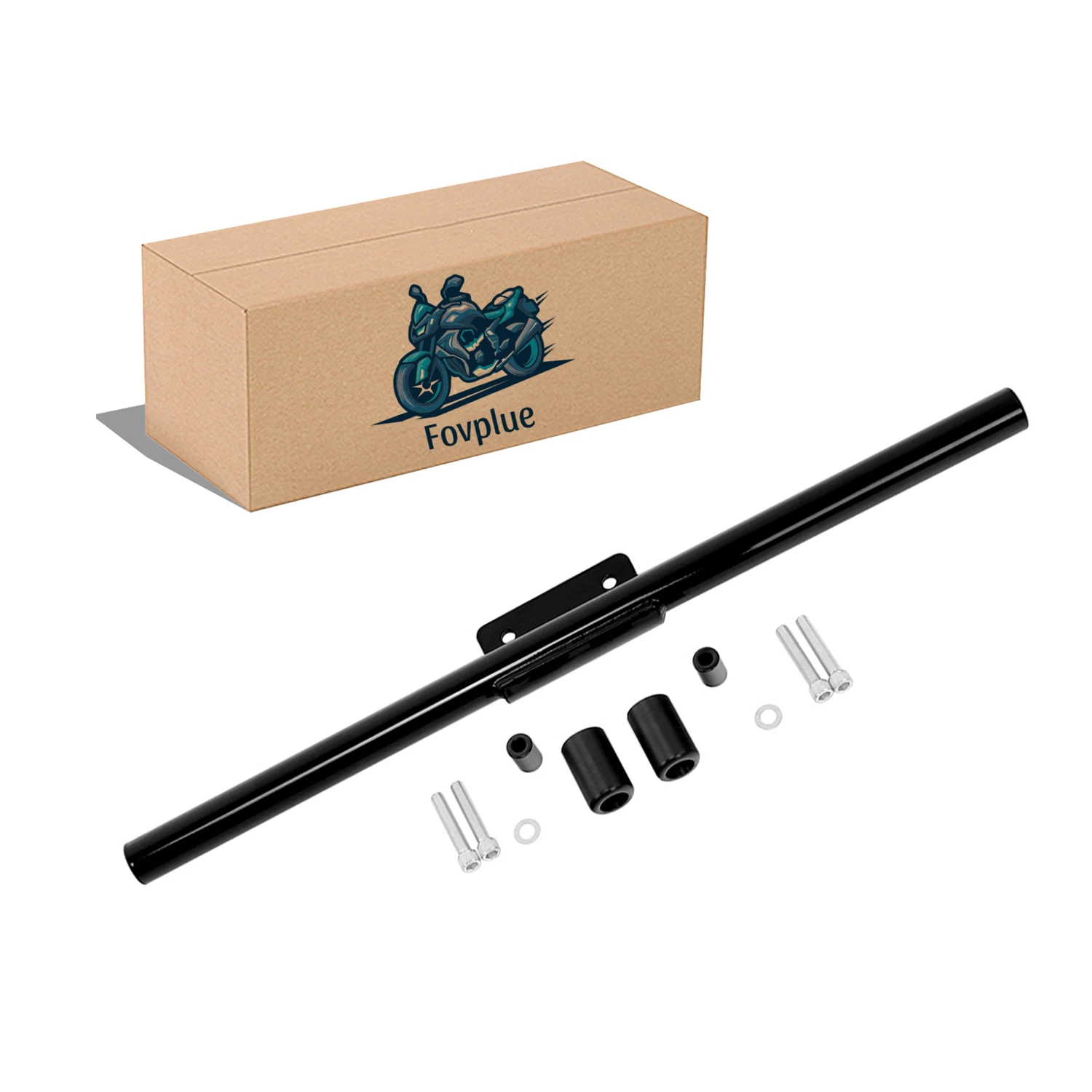 Moto Highway Peg Crash Bar Protezione motore anteriore nera per Harley Softail Low Rider S FXLRS Low Rider ST FXLRST 2022-2023