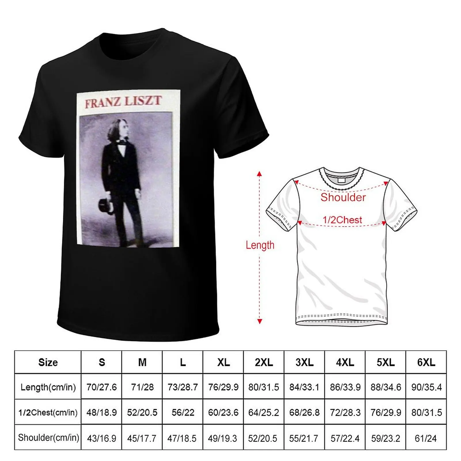 Franz Liszt, Liszt, Composer, Romantic, Piano, Portrait, young, hat T-Shirt High Elasticity Sports T-Shirt