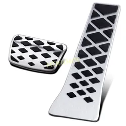 Non-Slip Steel Foot Brake Gas Pedal Pad Cover Glove Accessories For Hyundai Tucson Santa Fe Cruz Sonata Kia Sportage K5 Stinger