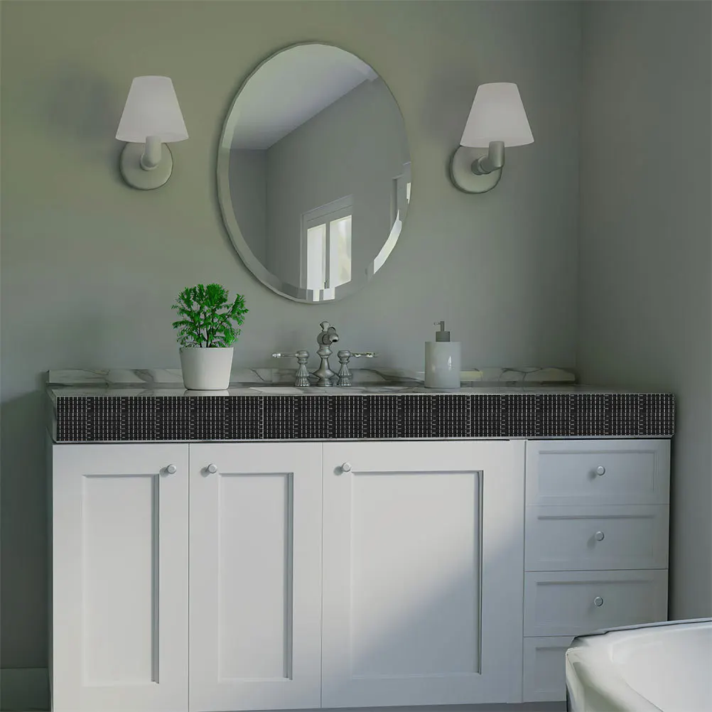 

8 Rolls Color Square Flatback Clear Adhesive Tiles For Wall Decor Crafting Diy Mosaic Art Pieces Acrylic Marbles Peel Stick Tile