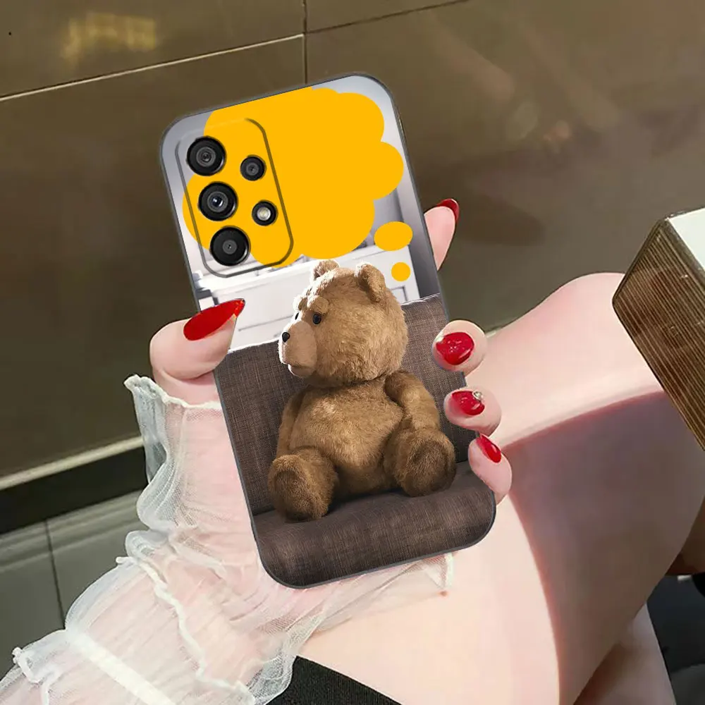 Etui na telefon Naughty Cute T-Teddy Bear do Samsung A14 A15 A16 A22 A23 A26 A32 A35 A36 A51 A52 A53 A54 A55 A56 A71 A72 A73 Case