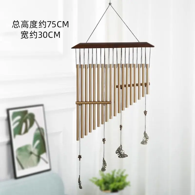 Japanese Style Solid Wood Metal Wind Chimes Pendant Creative Boys And Girls Children S Gifts Bedroom Room Balcony Decoration