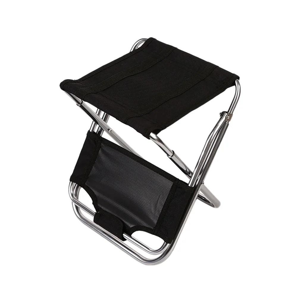 

Outdoor Portable Stool Lightweight Foldable Camping Chair Stable Alloy Fishing Picnic Barbecue Stool Compact Easy Carry Travel