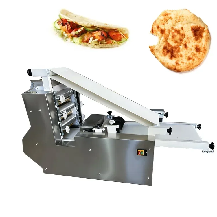 Automatic Shawarma Lavash Naan Chapati Roti Make Maker Lebanese  Pita Bread Machine Flatbread Oven Production Line