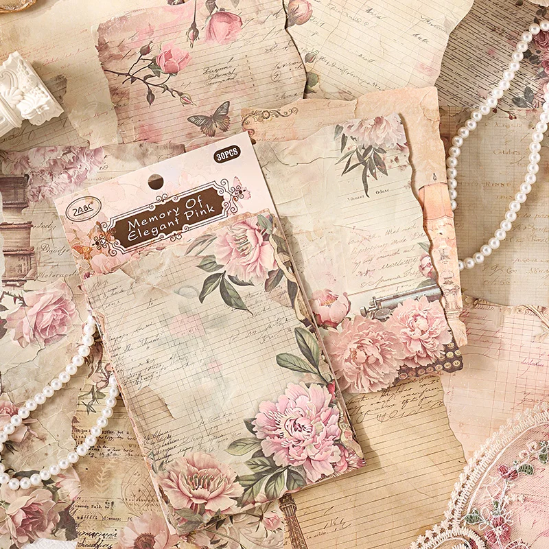 Imagem -05 - Qimeng Huajian Series Papel Decorativo Memo Pad Bonito e Encantador Pcs por Lote