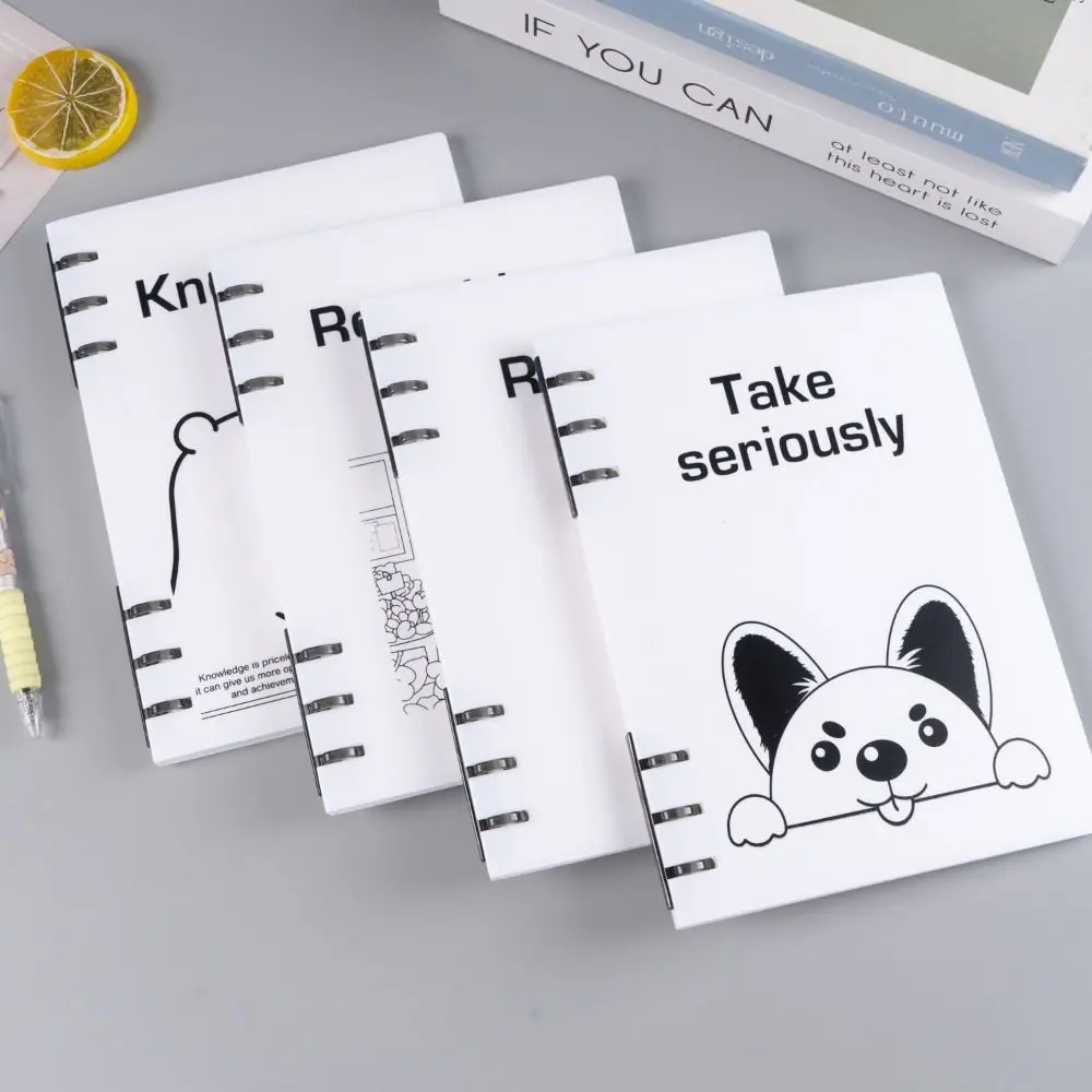 

60 sheets Memo Notes Spiral Notebooks Protect Eye Paper Diary Coil Notebook Thickening Learning Supplies Cartoon Notepad