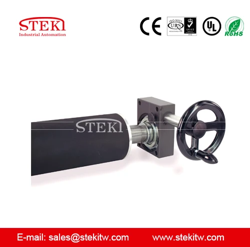 STEKI aluminium ACR type roll for rewinding machine conveyor sleeved roller shaft