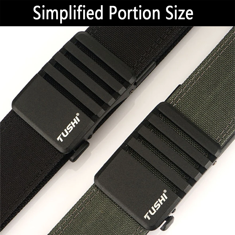 TUSHI Belt Army Outdoor Hunting Multi Function Tactical Belt Canvas 1100D gun Belt Training Quick Hanging Pistol Military Belt