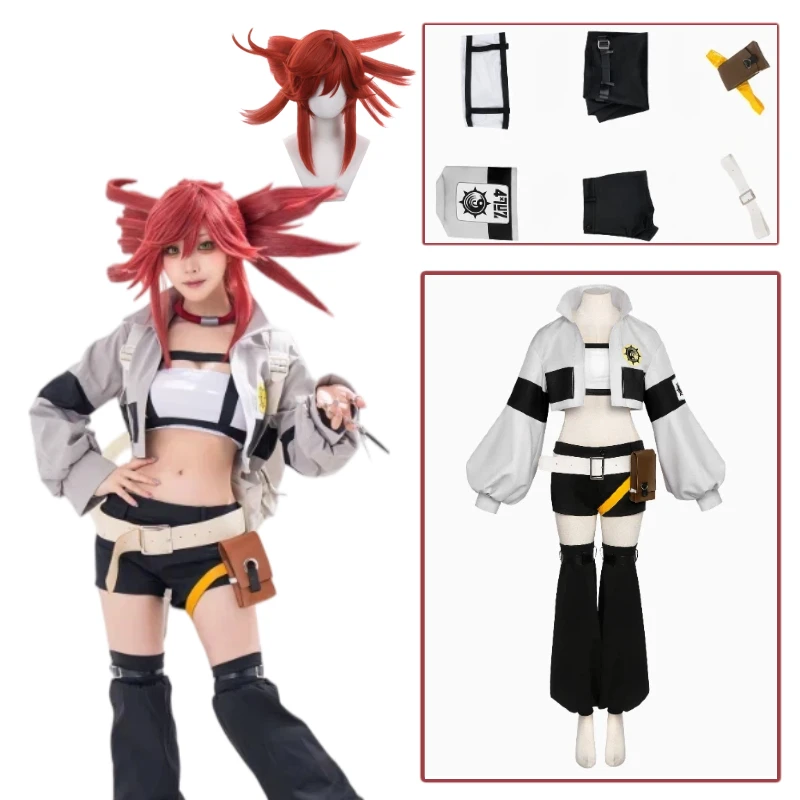 

Riyo Cosplay Costume Women Anime Ryou Reaper High Quality Unifrom Hallowen Play Role Clothes Set with Wig Comic Con Party Suit