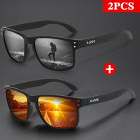 KAROS 2PCS Polarized Driving Sunglasses For Men Women Trendy Fashion Sun Glasses For Fishing Cycling Running