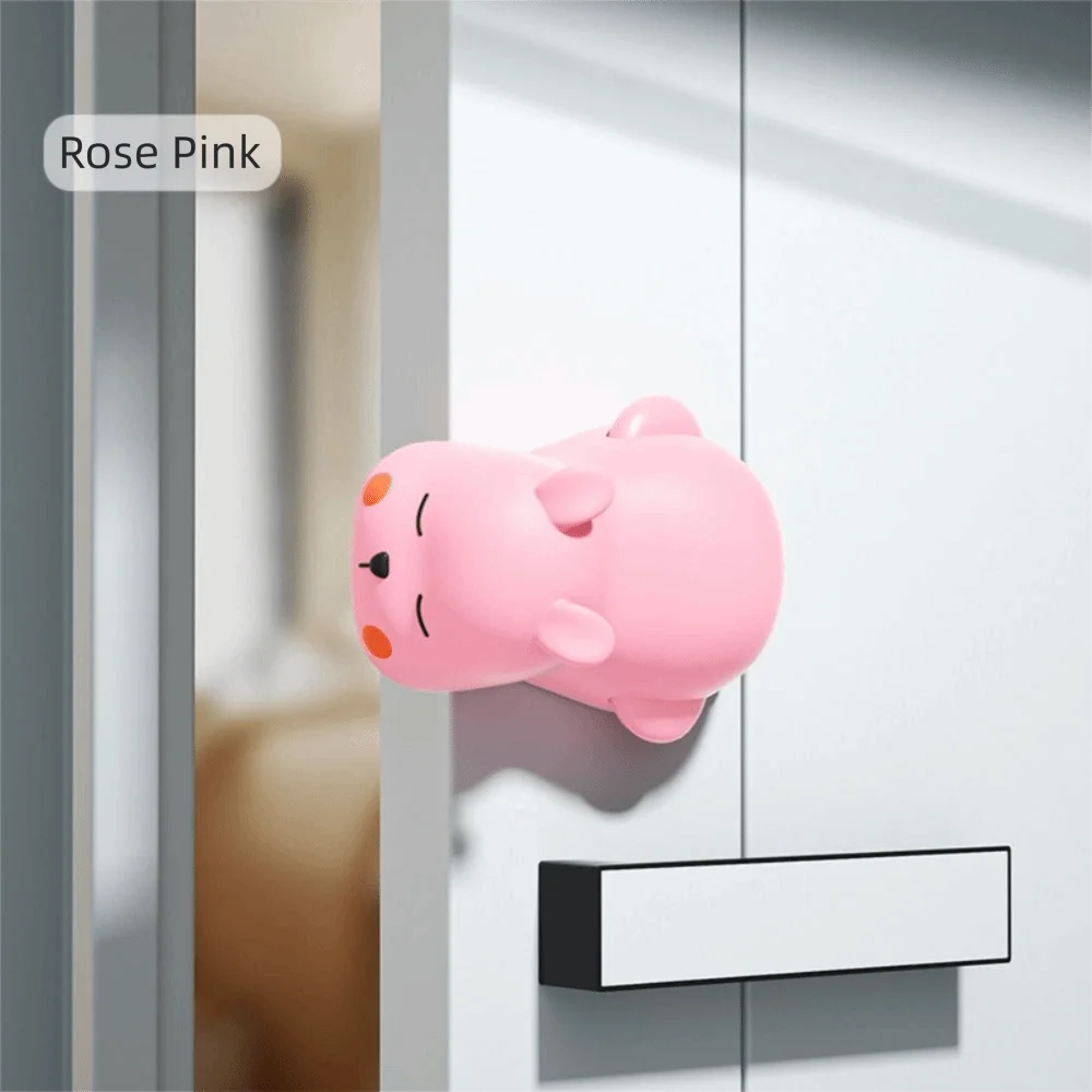 

Soft Padding Silicone Corner Protector Cartoon Dog Design Automatic Closing Prevention Safety Bumper Anti Pinch Guard