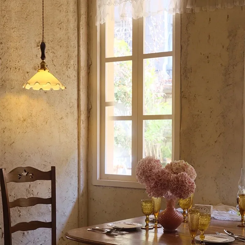 Lustre en laiton de verre de fleur de suspension moderne, lustre pour le restaurant, la cuisine de 73 bars, le plafond en laiton, la décoration à la maison, les lampes frontales