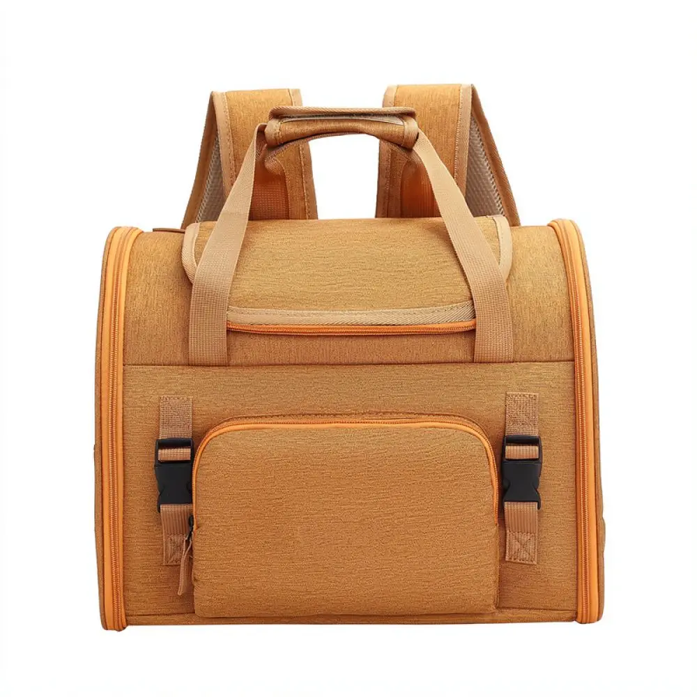 Expandable Breathable Pet Carrier Backpack Portable Travel Bag Outdoor Hiking Cat Dog Comfort Shoulder Case For Kamoyenuo