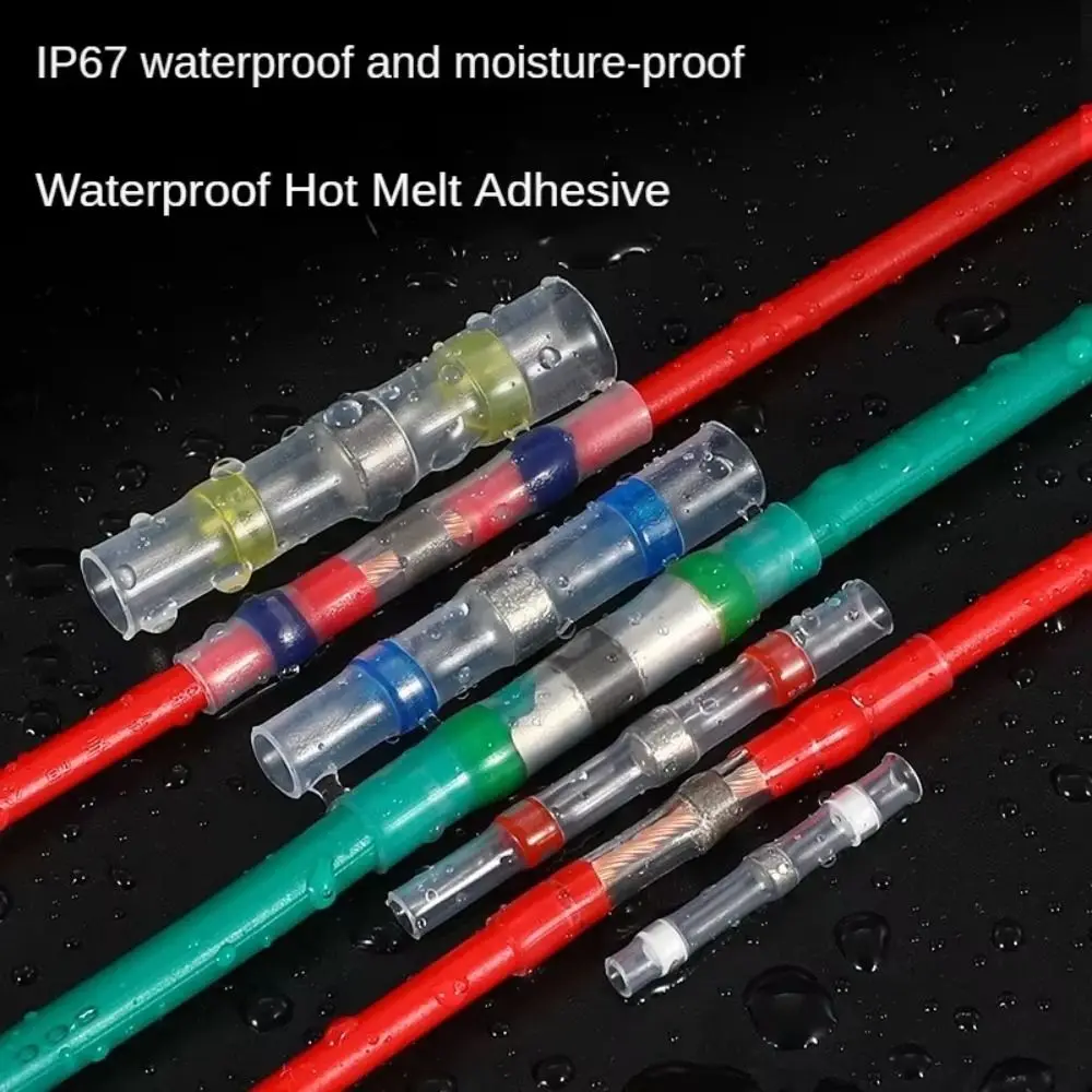 سلك مشترك عازل للحرارة قابل للانكماش مقاوم للماء محاصر لحام كم محطة الأسلاك