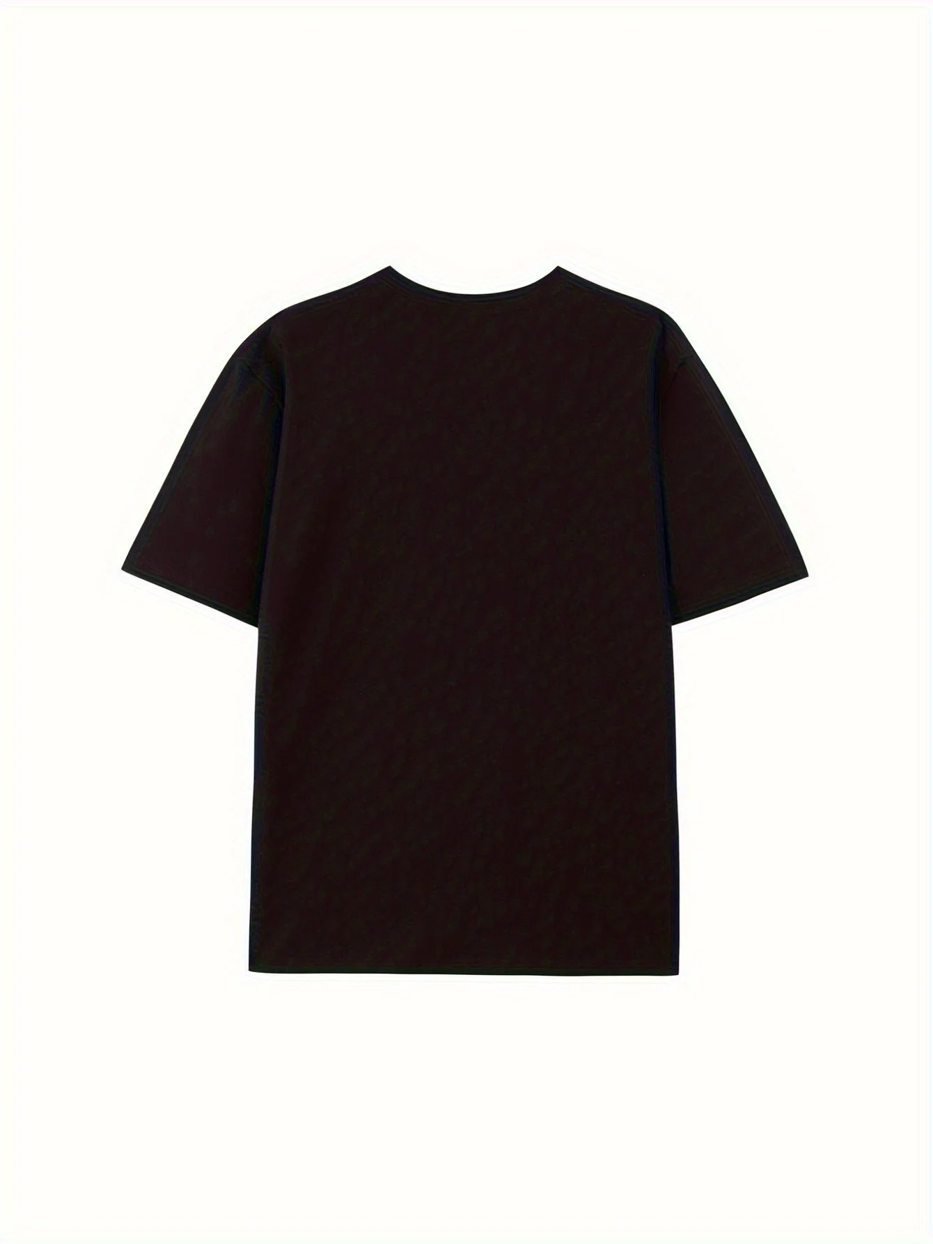 تي شيرت كاجوال من القطن برقبة دائرية وأكمام قصيرة بتأثير عيون الفهد