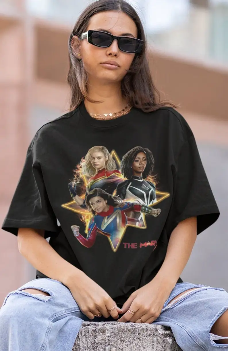 

Marvel Avenger Graphic Printing Summer Autumn Winter Cotton Men's and Women's T-Shirts Short Sleeves Luxury Outdoor Sports Brand