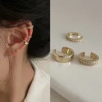 Delicate Zircon Cute Clip Earrings Female Buckle Ear Cuff No Piercings Fake Cartilage Ear for Women 2023 Fashion Jewelry