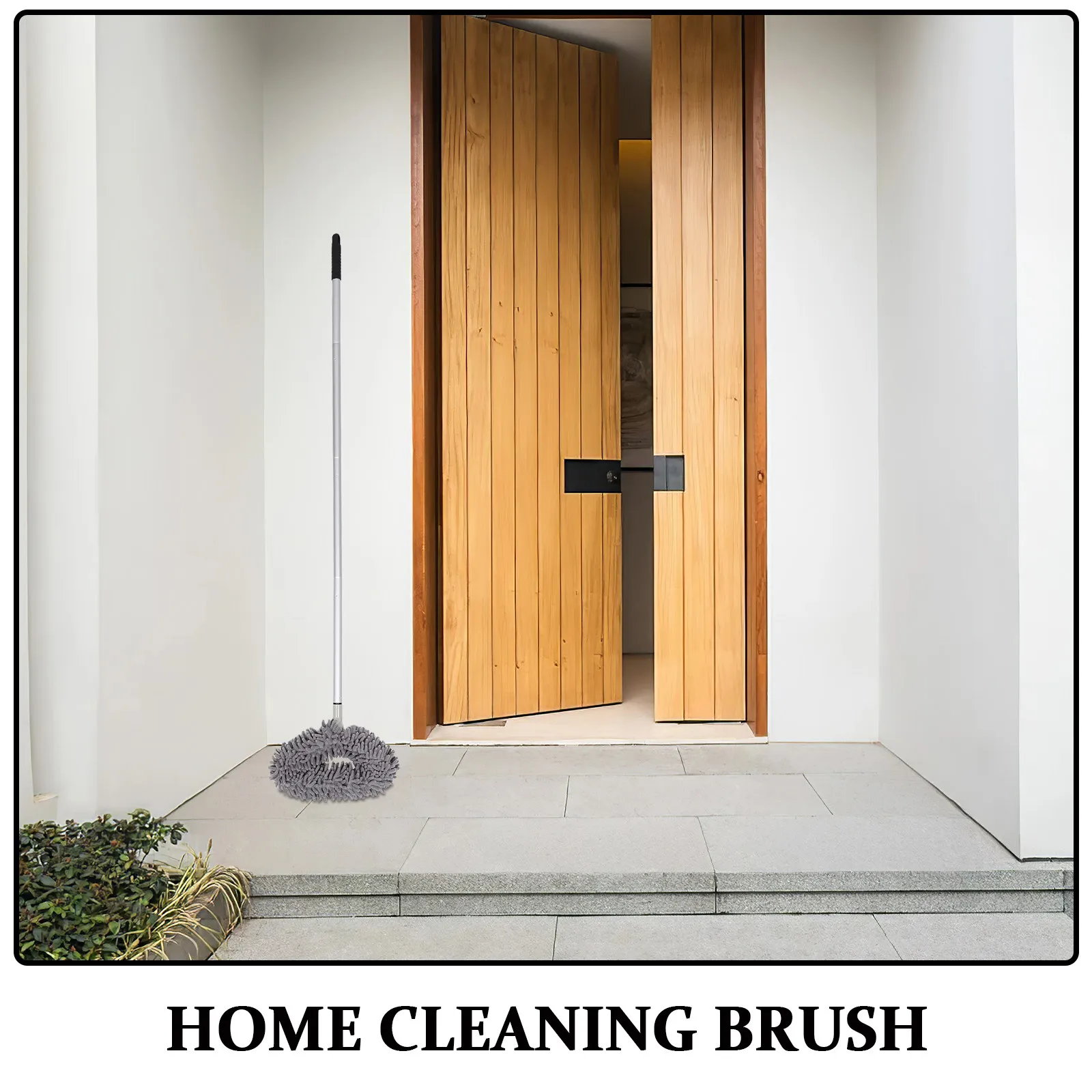 Ceiling Fan Cleaner Extension Pole 55Inch Reusable Chenille Duster Dust Removal Brush High Ceiling Fan Blades Lightweight