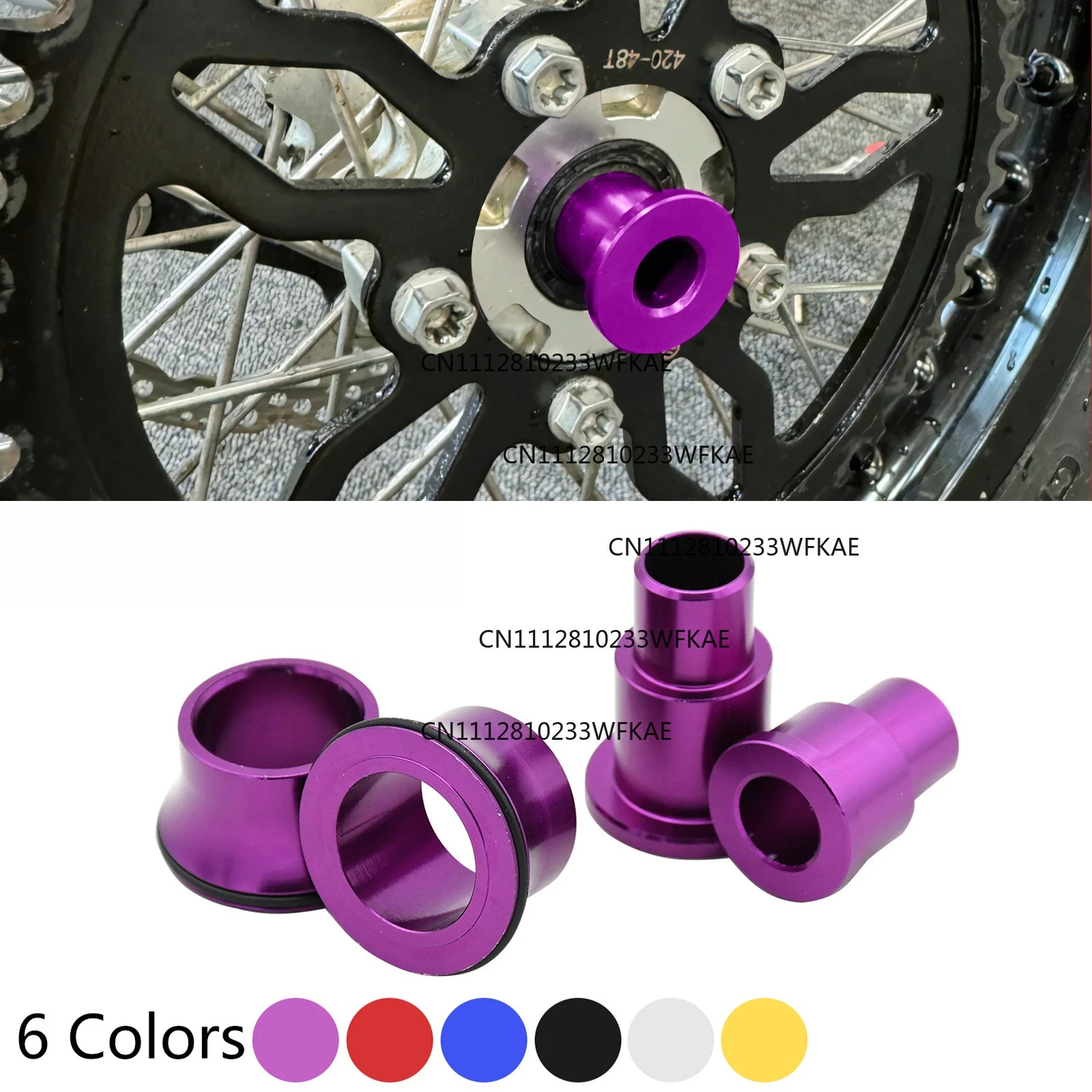 Motorcycle Front Rear Wheel Axle Hub Spacer Kit For Sur Ron Sur-Ron Surron Light Bee X & Light Bee S For Segway X160 X260 Parts