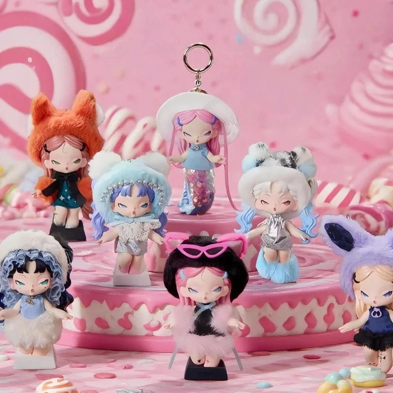 

Genuine Dodonami Midnight Disco Series Movable Doll Blind Box Cute Fashion Trend Desktop Ornaments Toys Portable Pendant Doll