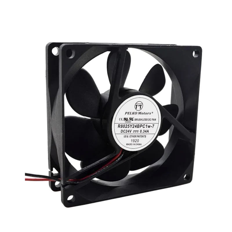 

NEW ORIGINAL R8025Y24BPC1W-7 24V 0.34A 8025 80*80*25mm 8cm COOLING FAN
