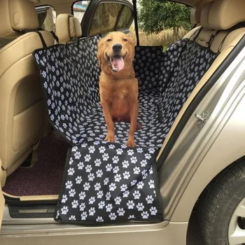

STLFWaterproof Dog Carriers with Safety Belt Rear Hammock Protector and Back Pet Car Seat Cover Mats Made of Polyester