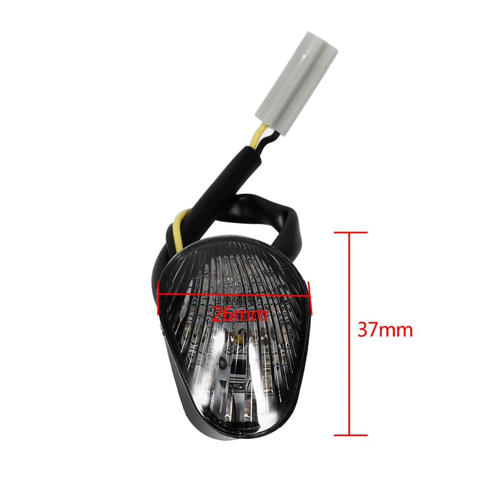 1 Paar Motorrad Bernstein LED Blinker Licht Anzeigelampe Unterputzmontage Für Yamaha YZF R1 R6 R6S