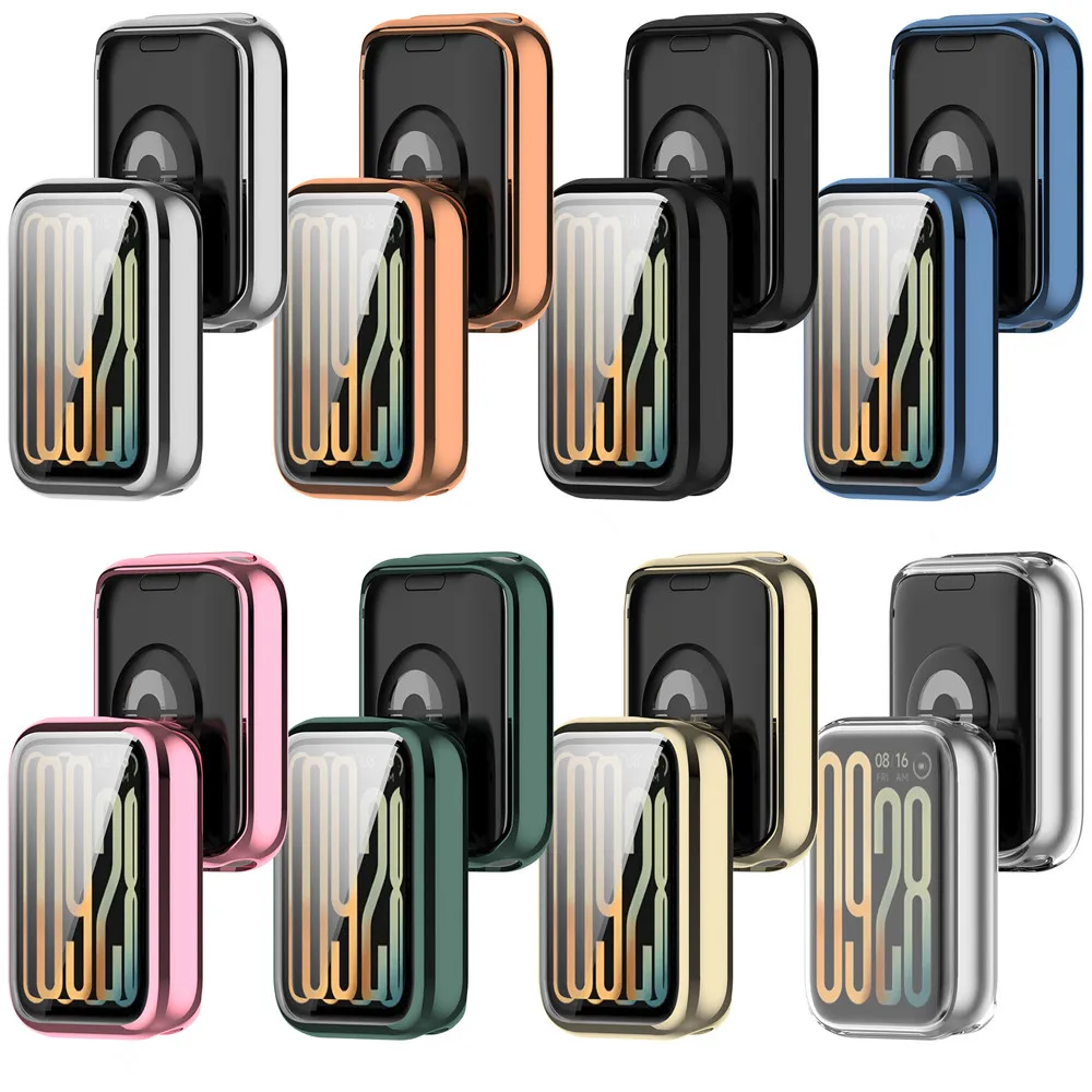 Защитный чехол для Xiaomi mi Band 9 Pro, мягкий чехол из ТПУ «все включено», защитный чехол, бампер, аксессуары для часов