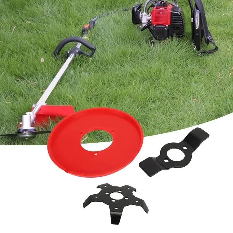 Lawn Mower Weeding Disc Dual-use Weeder Plate Lawn Mower Trimmer with Cutter Grass Cutting Head Dry Land Removal for garden