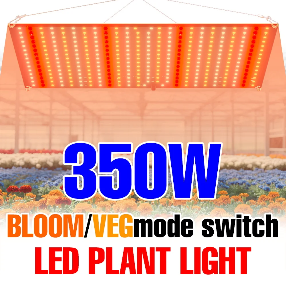 

350W Full Spectrum Grow Light LED Indoor Quantum Board Plant Cultivation Lights Greenhouse Tent Potted Vegs Fruits Fill Lighting