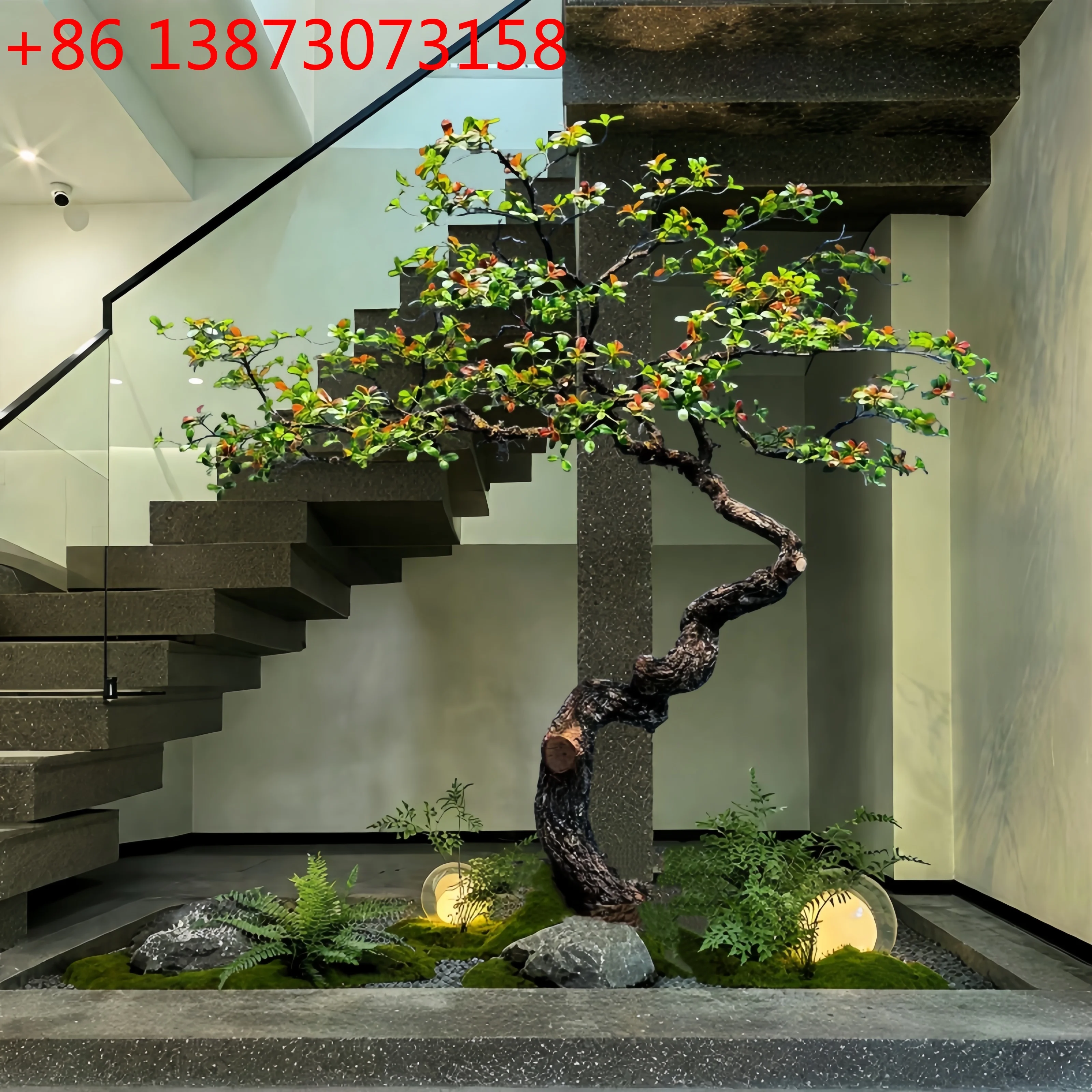 

Имитация острова, весенний цветок, окно, ландшафтное растение, крытое высококачественное бионическое декоративное дерево, большое искусственное дерево, простой пейзаж