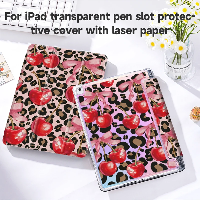 

Новый чехол 2025 года с лазерной бумагой, для iPad Pro 11 12,9, 9,7 10,2 5, 6, 7, 8, 9, 10-го поколения, защитный чехол Air4/5/6/7