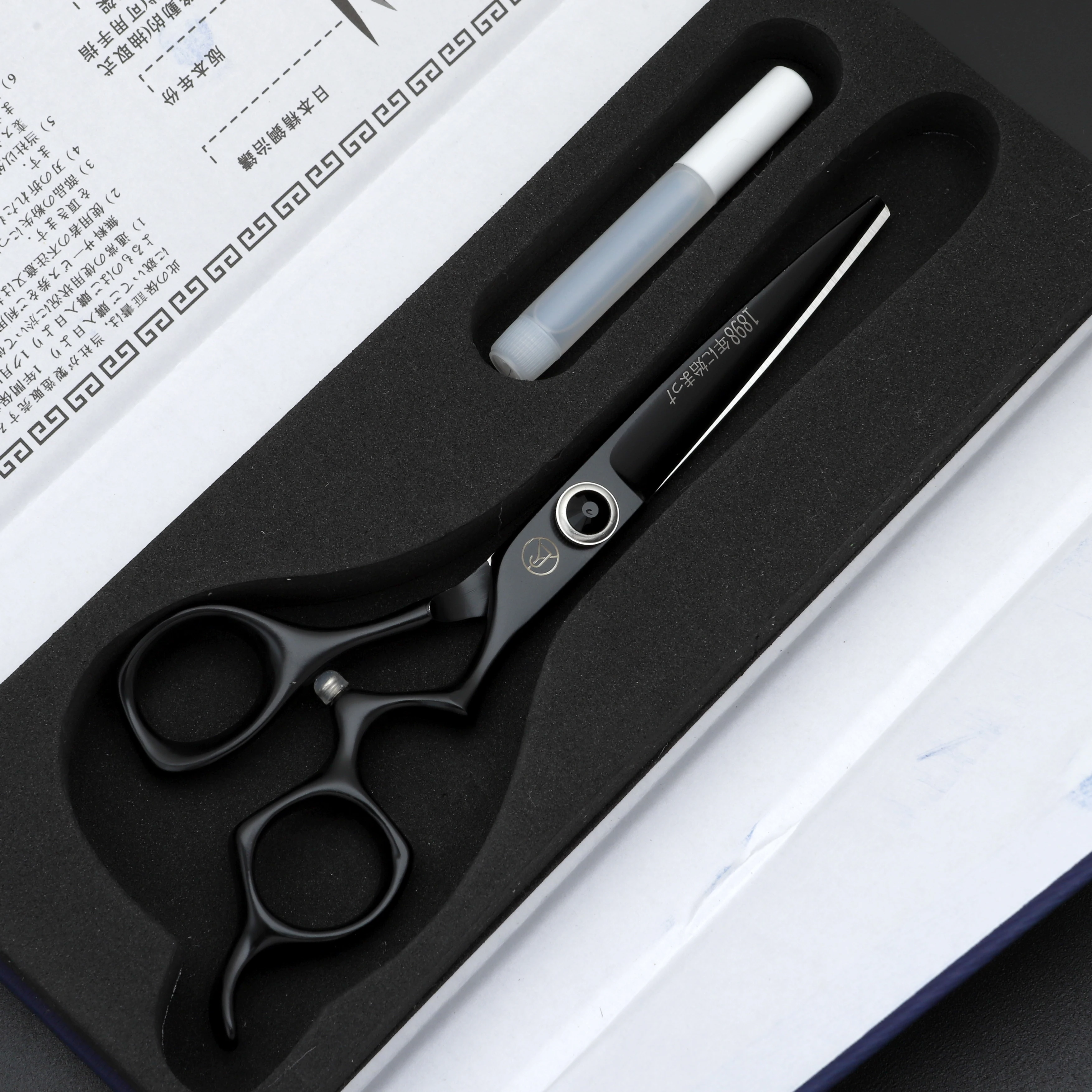 Professionelle Hochwertige Haarschneideschere - Extrem Scharfe Schere, Wird bei Gebrauch noch Schärfer, Salonqualität-Zubehör – Detail 6