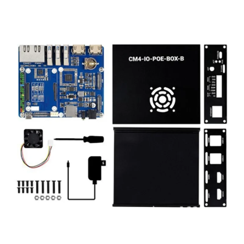 Mini-computador ethernet gigabit duplo adequado para módulo de computação raspberry pi 4 ethernet mini-computador eua plug