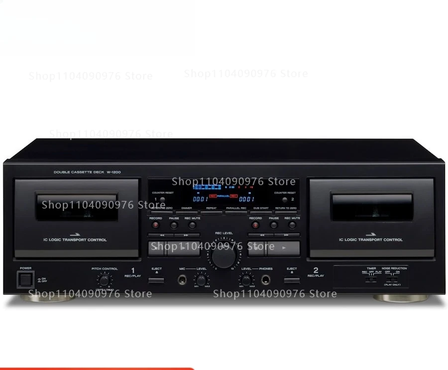 W-1200 black limited/silver classic tape machine, card holder recording and playback integrated