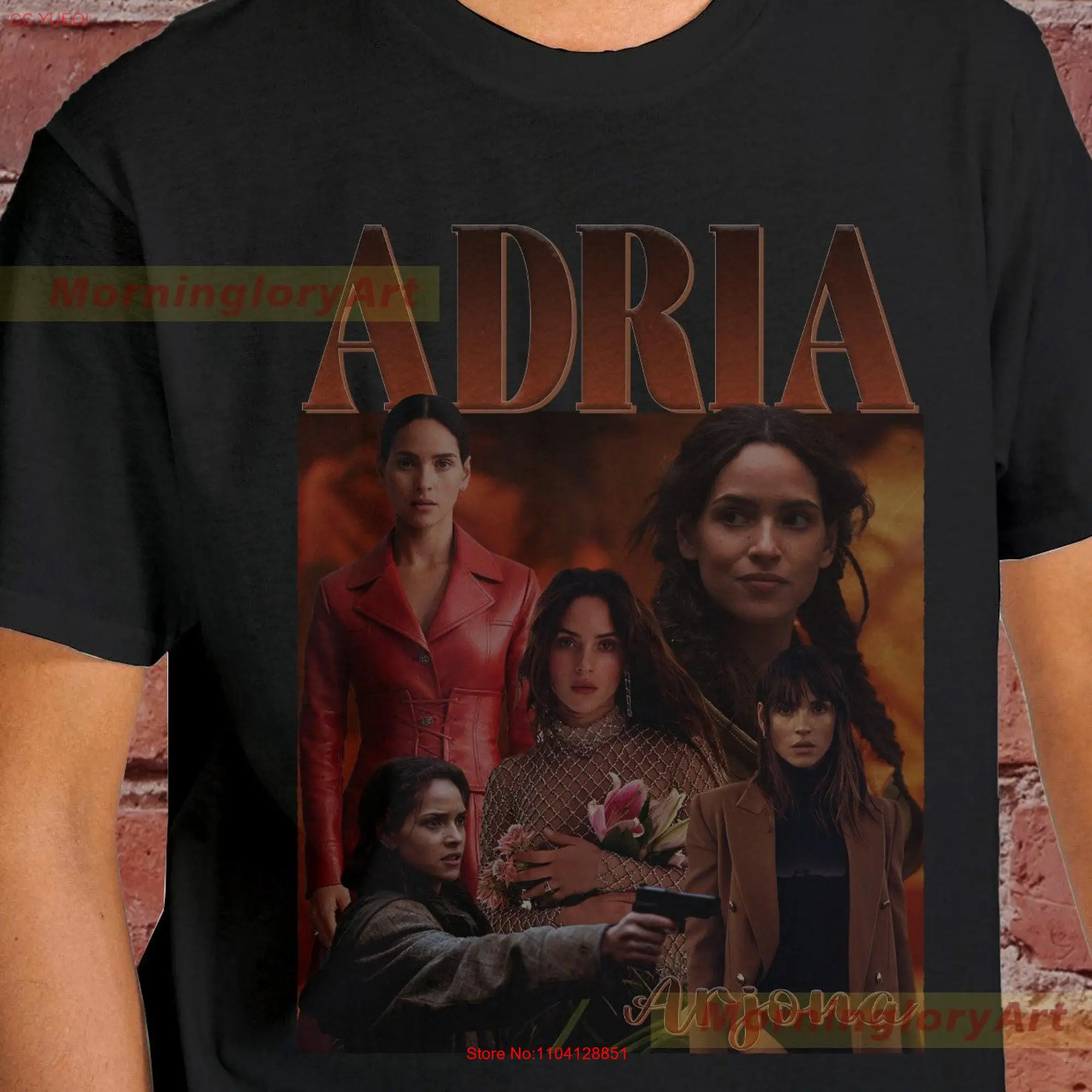 Adria Arjona T Shirt SweaT Sweater Cotton Clothing long or short sleeves