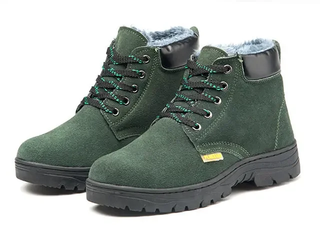 Male Shoes Work Puncture-Proof Men\'s Boots Steel Toe Industrial Safety Lace Up Size 45 Offer Footwear In Promotion Low Price Y2k