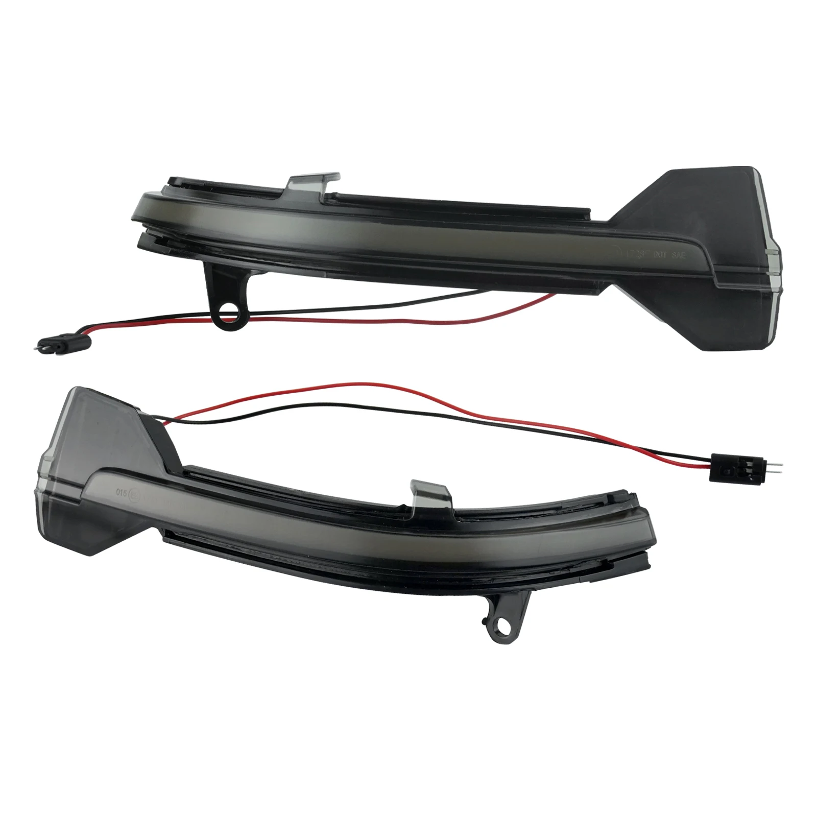 R+L Dynamic LED Side Wing Door Mirror Indicator Turn Signal Light Smoke For BMW 5 6 7 Series F07 F10 F11 F06 F12 F13 F01 F02