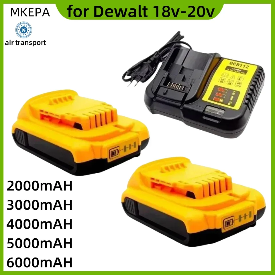 DCB200 20V Battery Compatible with dewalt power Tools 18V 7Ah rechargeable electric tool Lithium batteries 20V 18Volt 18v 7.0Ah